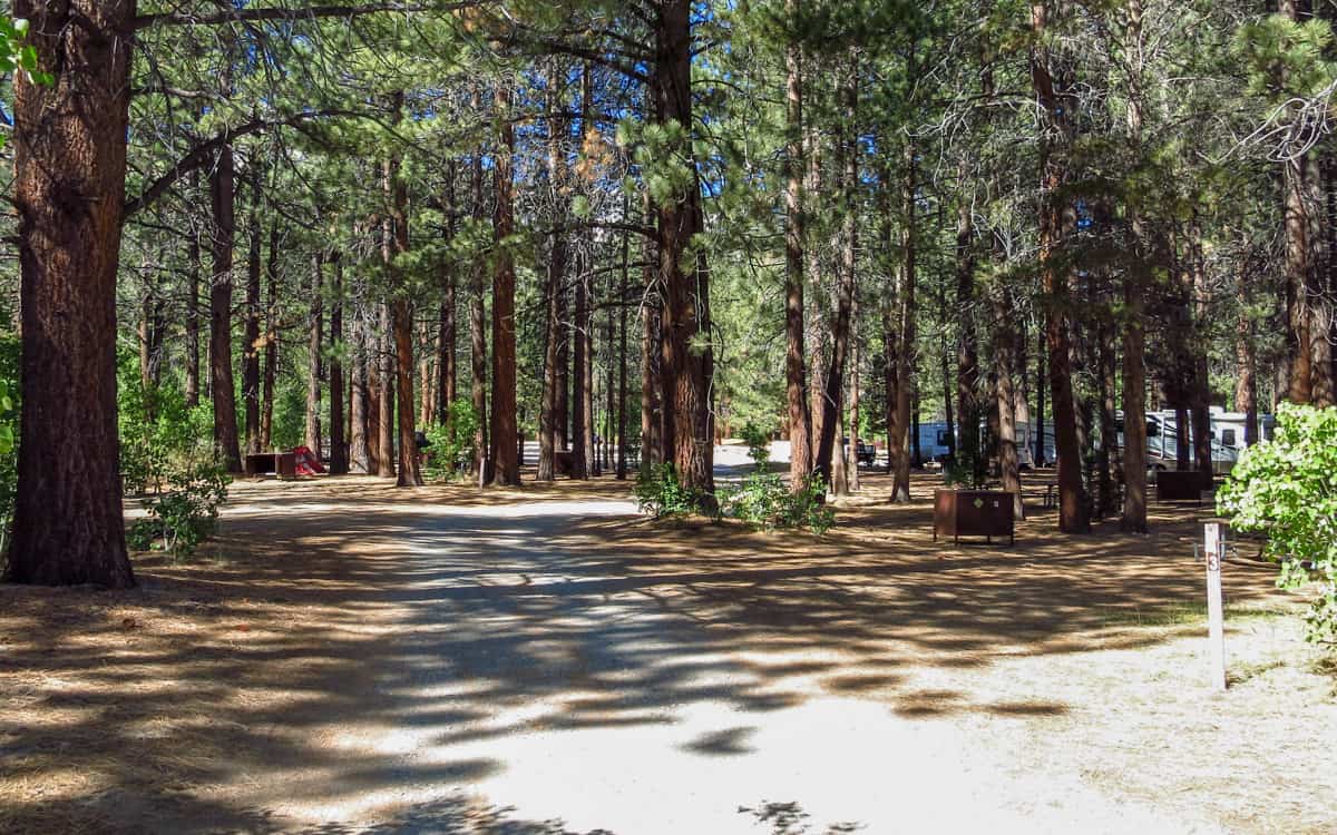 Lower Lee Vining Campground, California