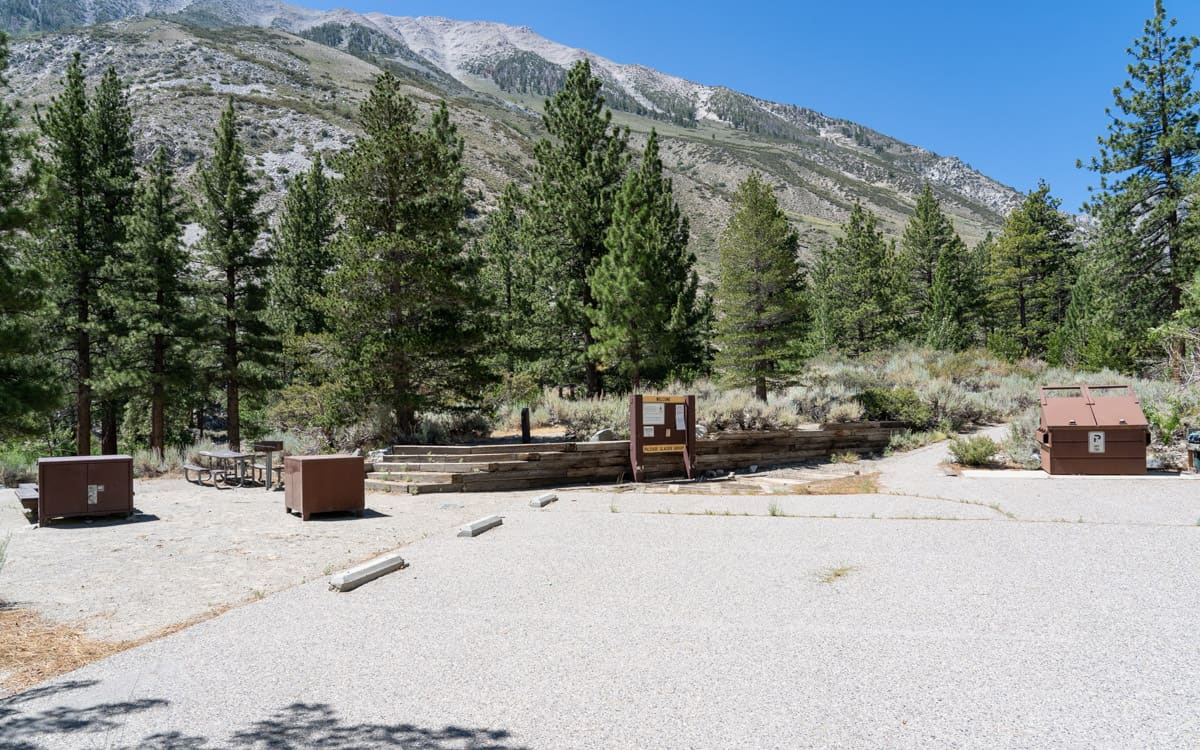 Palisade Glacier Group Campground, California