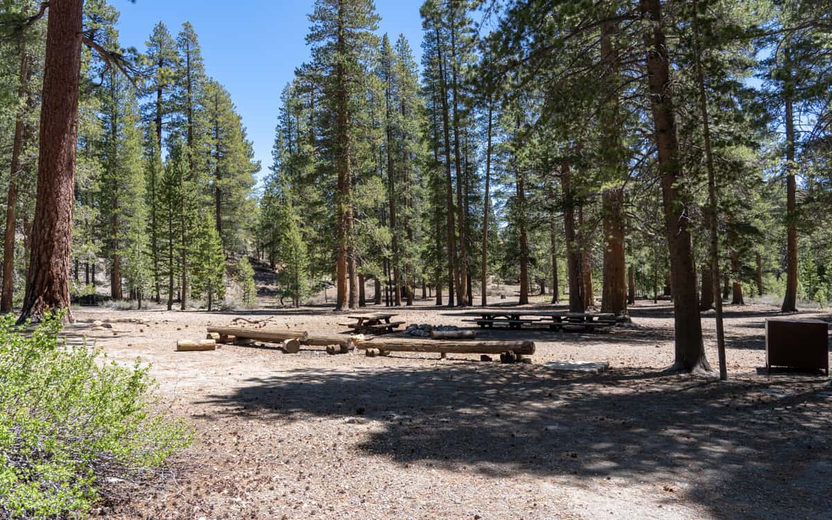 Obsidian Flat Group Campground, California