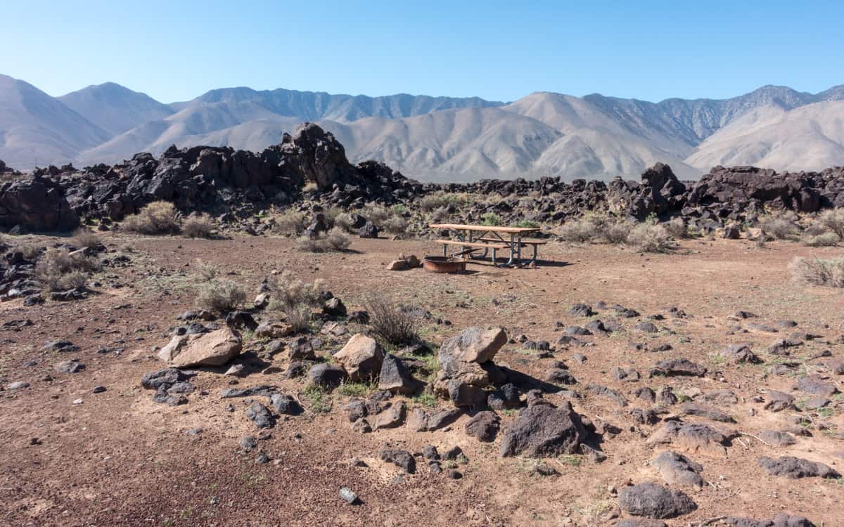 Fossil Falls Campground, California